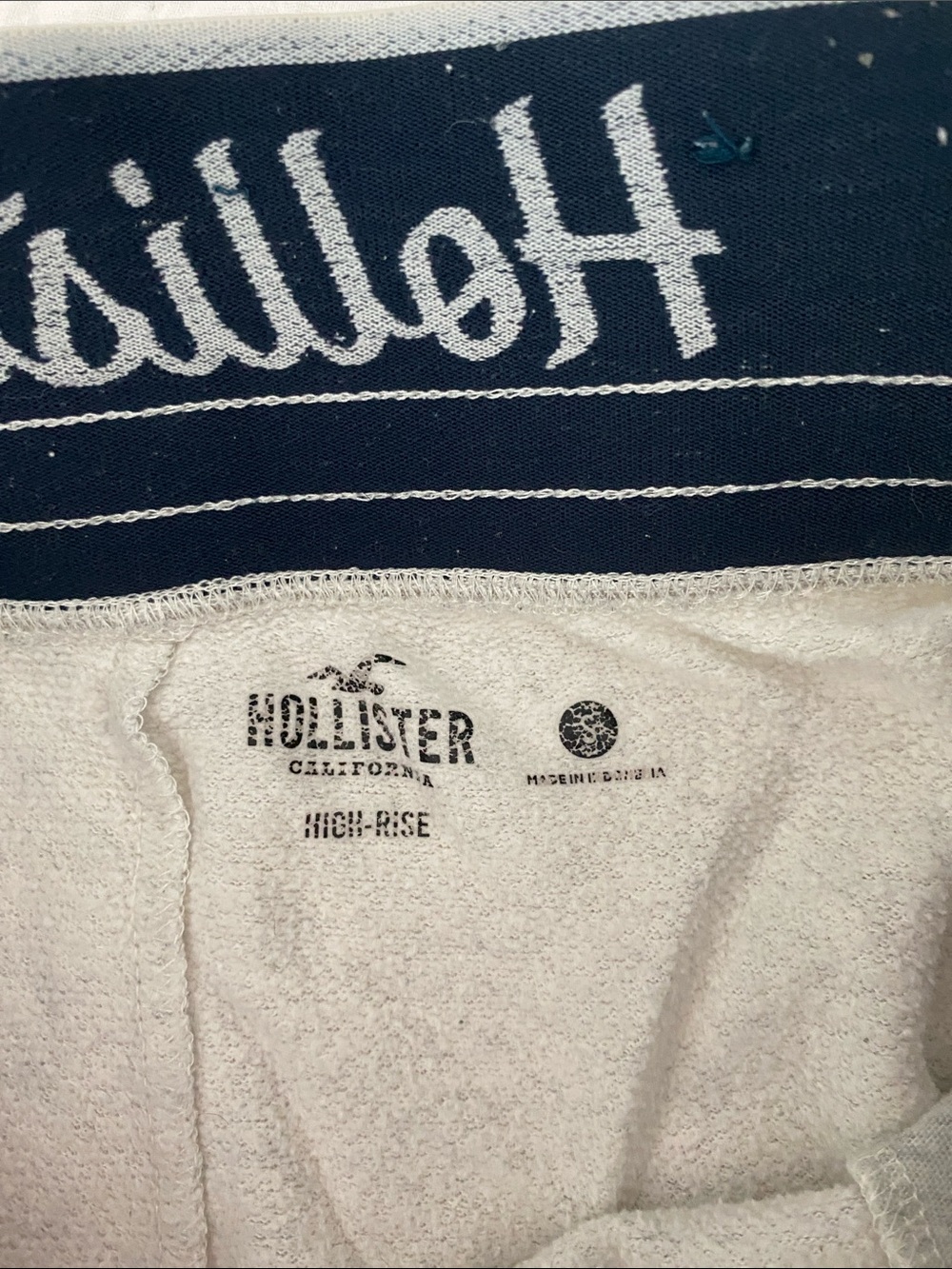 Hollister Heather Gray Joggers with Branded Waistband - Picture 2 of 3
